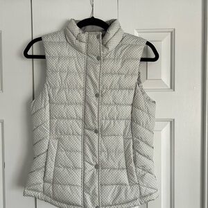 Women's Gray Quilted Vest